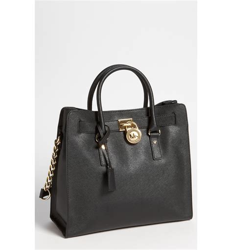 michael kors hamilton tote tan|Michael Kors saffiano leather tote.